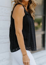 Load image into Gallery viewer, Eyelet Detail Top
