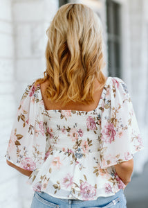 Romantic Floral Top