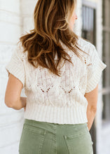 Load image into Gallery viewer, Cable Knit Short Sleeve Top
