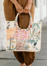 Load image into Gallery viewer, Quilted Patchwork Tote Bag
