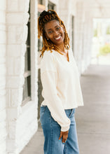 Load image into Gallery viewer, Snow Wash Knit Top
