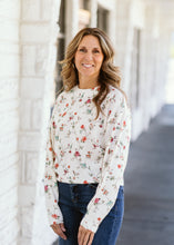 Load image into Gallery viewer, Floral Crewneck Sweater
