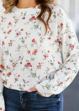 Load image into Gallery viewer, Floral Crewneck Sweater
