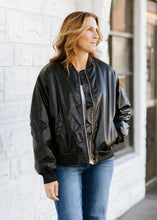 Load image into Gallery viewer, Oversized Bomber Jacket
