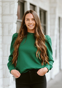 Quilted Pullover Top