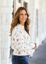 Load image into Gallery viewer, Floral Crewneck Sweater
