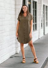 Load image into Gallery viewer, Simple Button Dress
