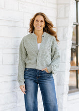 Load image into Gallery viewer, Quilted Bomber Jacket
