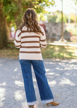 Load image into Gallery viewer, Stripe Cable Knit Sweater
