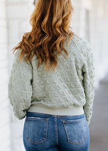 Quilted Bomber Jacket
