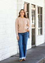 Load image into Gallery viewer, Ribbon Cable Knit Sweater
