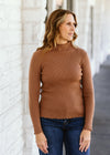 Frill Mock Neck Top