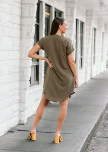 Simple Button Dress