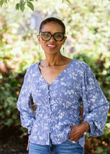 Load image into Gallery viewer, Floral Peplum Top
