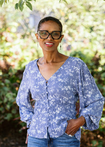 Floral Peplum Top