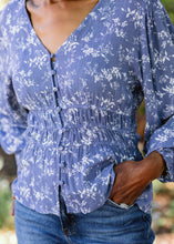 Load image into Gallery viewer, Floral Peplum Top
