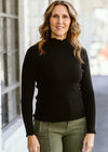 Frill Mock Neck Top