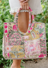 Load image into Gallery viewer, Quilted Patchwork Tote Bag
