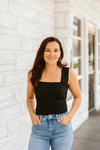 Floral Jacquard Tank Top