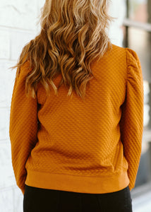 Quilted Pullover Top