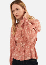 Load image into Gallery viewer, Floral Peplum Top
