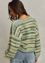Load image into Gallery viewer, Textured Stripe Sweater
