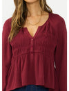 Romantic Peplum Top