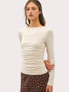Ruched Long Sleeve Top