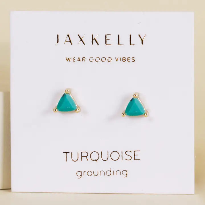 JaxKelly Mini Energy Gem Earrings