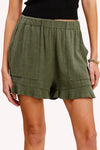 Flared Hem Shorts