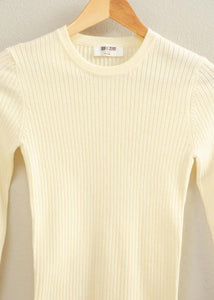 Basic Ribbed Knit Top