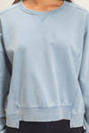 Uneven Hem Sweatshirt