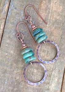 Rustica Czech Glass Boho Earrings