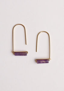 JaxKelly Amethyst Drop Earring