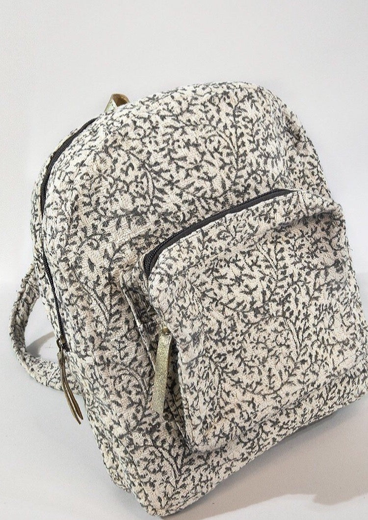 Mini Tapestry Backpack Gray