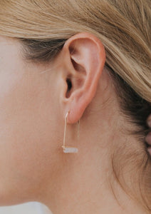JaxKelly Rose Quartz Drop Earring