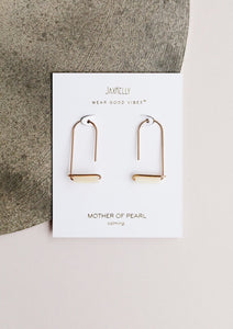 JaxKelly Mother of Pearl Drop Earring