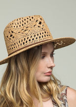 Load image into Gallery viewer, Open Weave Panama Hat
